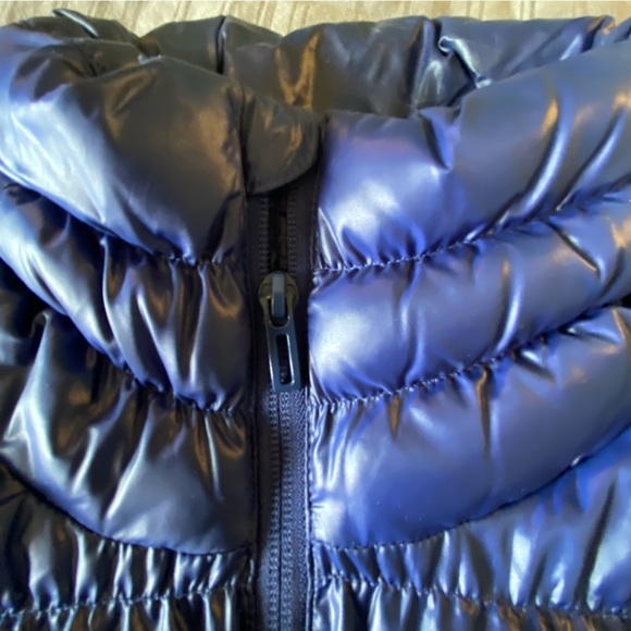 Adidas Puffer Coat in Dark Blue - Picture 4 of 13